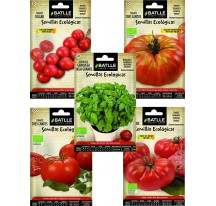 Kit 5 semillas ecológicas tomates - Huerto Urbano en Barcelona